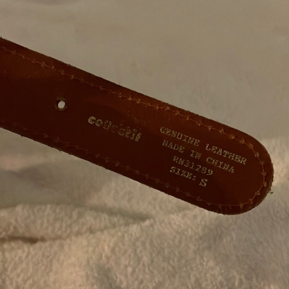 Multicolor Rainbow Loop Leather Belt - Picture 4 of 6